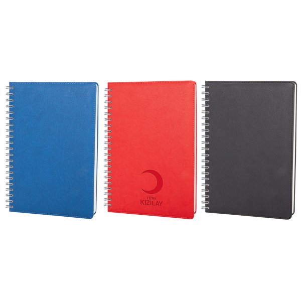 PLEVNE KARELİ TARİHSİZ SPİRALLİ DEFTER (20x28 CM)