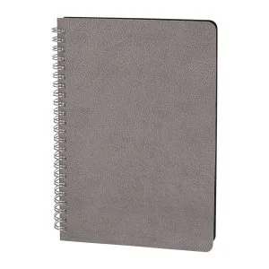Afyon AKYURT GRİ SPİRALLİ TARİHSİZ DEFTER (13X21 CM) - Tarihsiz Defterler
