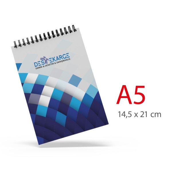 Afyon ALA-30 A5 KARTON KAPAKLI SPİRALLİ BLOKNOT - Bloknotlar