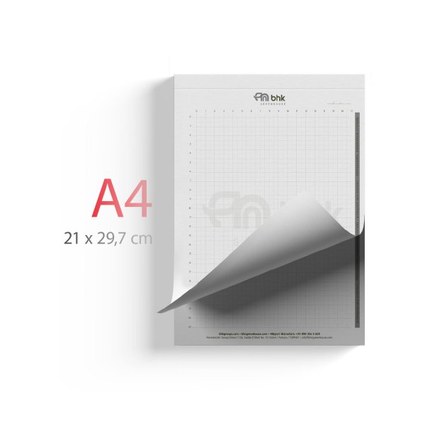 Afyon ALA-50 A4 TUTKALLI BLOKNOT - Bloknotlar
