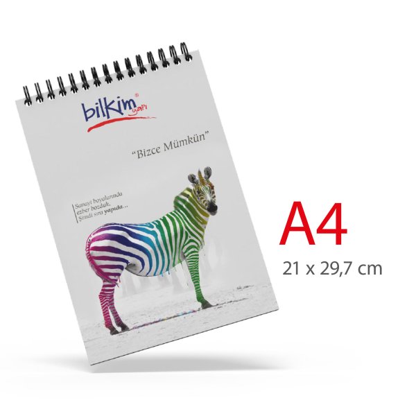 Afyon ALA-51 A4 KARTON KAPAKLI SPİRALLİ BLOKNOT - Bloknotlar