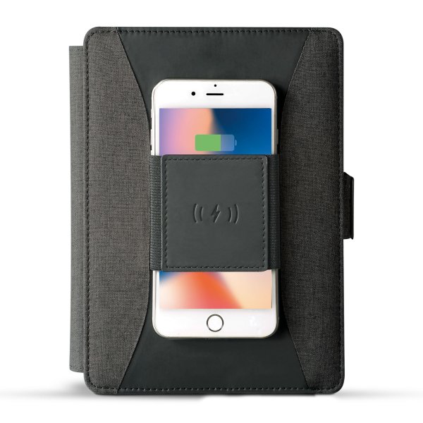 Afyon ALANYA 8.000 MAH WIRELESS POWERBANK ORGANİZER - Powerbank Defter
