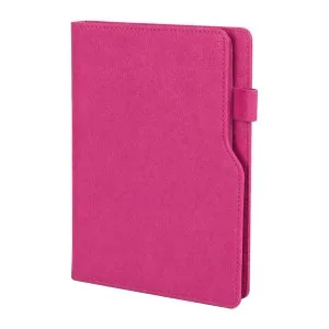 Afyon BAHÇELİEVLER PEMBE TARİHSİZ DEFTER (14,5X21 CM) - Tarihsiz Defterler