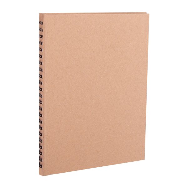 Afyon BASINEVLERİ KRAFT SPİRALLİ TARİHSİZ DEFTER (15X21 CM) - Geri Dönüşümlü Ürünler