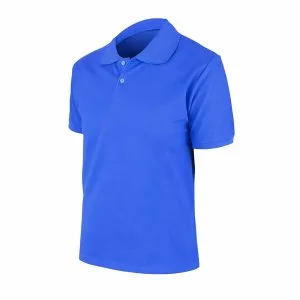 Afyon BEGONYA SAKS MAVİ XXL POLO YAKA TİŞÖRT - 1. Kalite Polo Yaka Tişört - Görsel 2