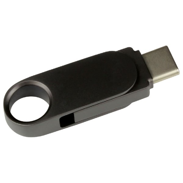 Afyon BOLKAR SİYAH 32 GB MİNİ TYPE-C OTG METAL USB BELLEK