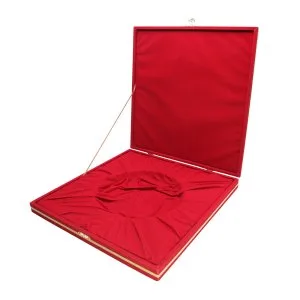 Afyon DENİM LACİVERT KADİFE TABAK KUTUSU (27X27 CM) - Plaket Kutuları - Görsel 2