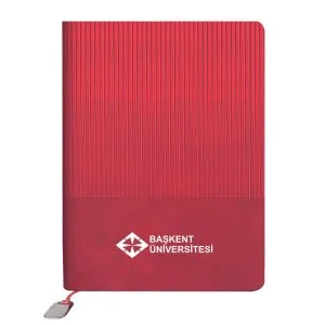 Afyon DİKMEN KIRMIZI TARİHSİZ DEFTER (15X21 CM) - Tarihsiz Defterler