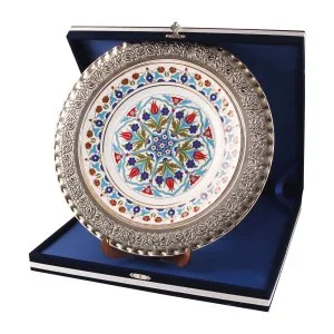 Afyon GPT-03 GÜMÜŞ İŞLEMELİ PLAKET TABAK - Tabak Plaketler - Görsel 3