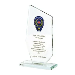 Afyon KAŞGAR SİYAH KRİSTAL PLAKET - Kristal Plaketler - Görsel 2