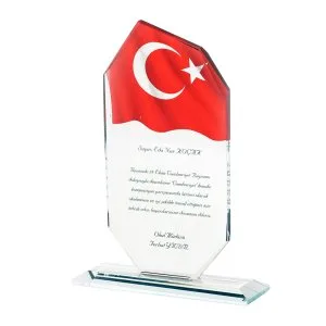 Afyon OSKAY SİYAH KRİSTAL PLAKET - Kristal Plaketler - Görsel 2