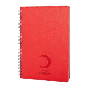Afyon PLEVNE LACİVERT KARELİ TARİHSİZ SPİRALLİ DEFTER (20x28 CM) - Tarihsiz Defterler - Görsel 2