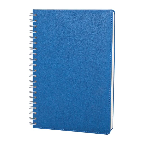 Afyon PLEVNE LACİVERT KARELİ TARİHSİZ SPİRALLİ DEFTER (20x28 CM) - Tarihsiz Defterler