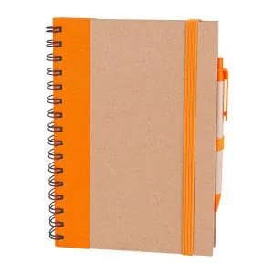 Afyon PURSAKLAR TURUNCU SPİRALLİ TARİHSİZ DEFTER (15X21 CM) - Geri Dönüşümlü Ürünler
