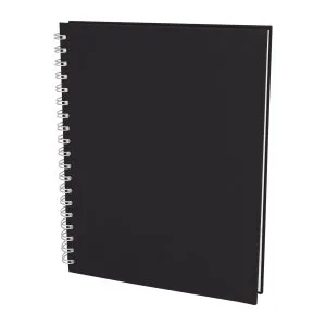 Afyon SEĞMENLER SİYAH KARELİ SPİRALLİ TARİHSİZ DEFTER (19X25 CM) - Tarihsiz Defterler