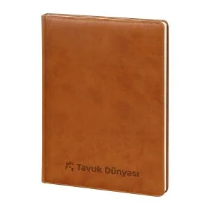 Afyon YAKACIK TABA TARİHLİ GÜNLÜK CİLTLİ AJANDA (20X28 CM) - Tarihli Ajandalar