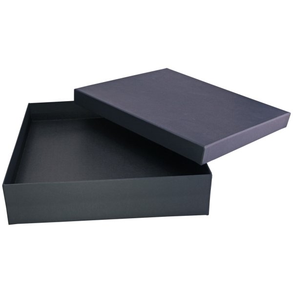 Afyon YONCA SİYAH GEÇME KAPAK KUTU (26X40X9 CM) - Set Kutuları